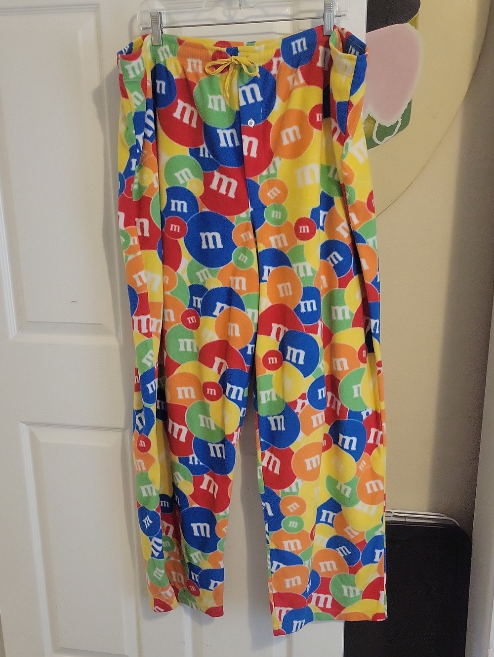 M&M'S Rainbow XL Candy Print Lounge Pants - Red, Blue, Green, Yellow, Orange